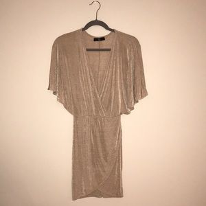 Missguided Kimono Sleeve Wrap Dress